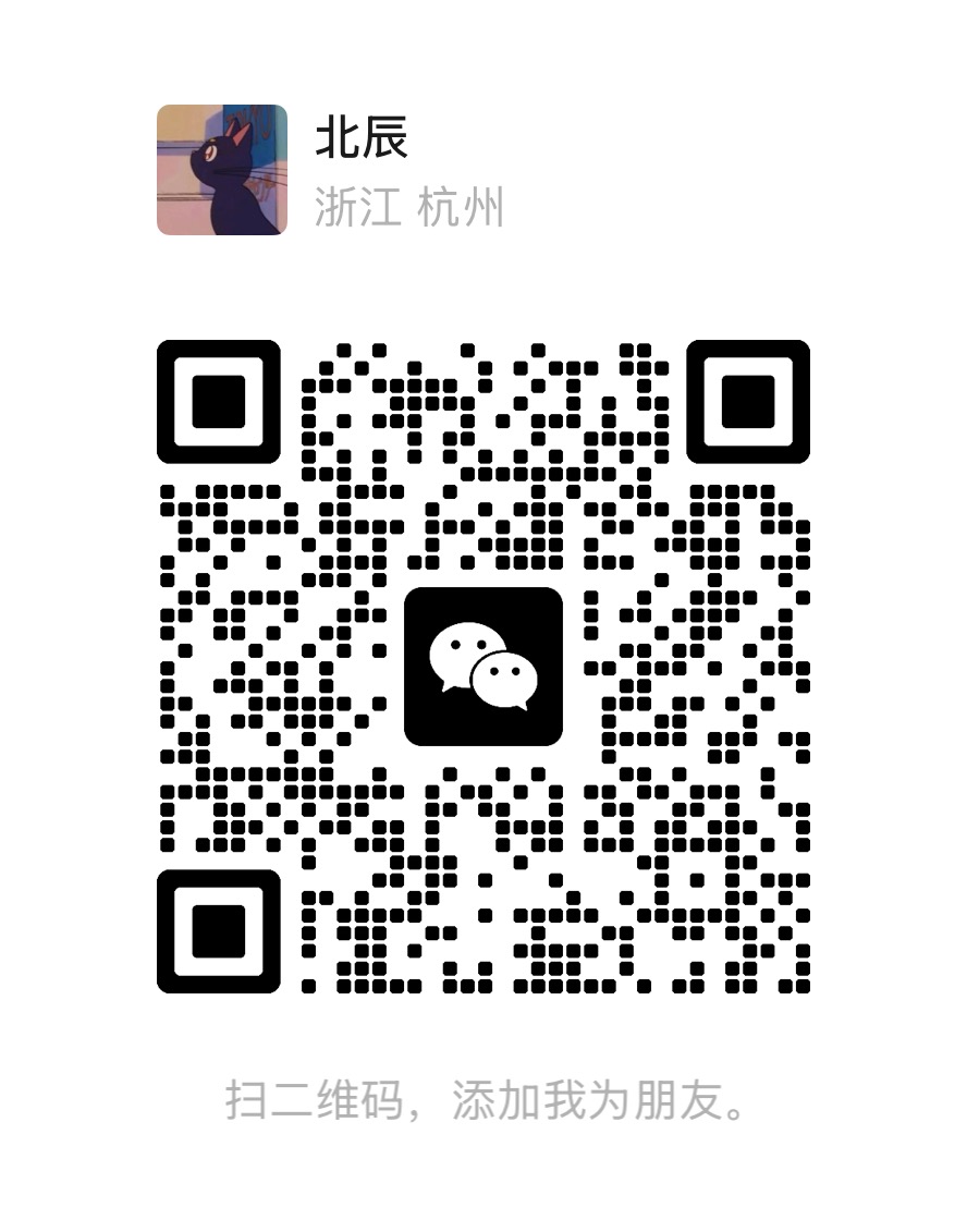 ZJY365 的微信二维码，微信昵称北辰